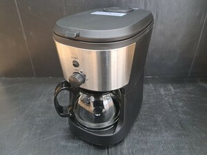 瑞(me1115-2) KOM 全自動コーヒーメーカー 電気コーヒー沸器 750ml ドリップ式 水容器一体型 CM-503Z 珈琲 コーヒーメーカー 中古 ブラック