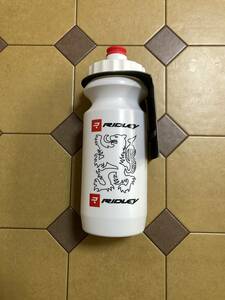 白　Ridley bike Water Bottle リドリー リドレー ロード バイク ウォータ ボトル サイクル スクイズ サイクリング フランドリアン