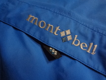 モンベル mont-bell ナイロン ジャケット サイズS 青 スーパーハイドロプリーズ _画像5