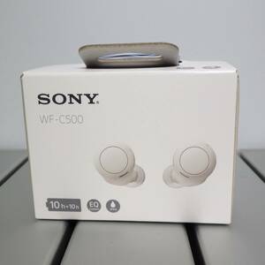 新品 未使用品 SONY ソニー WF-C500 ワイヤレスステレオヘッドセット ホワイト Bluetooth完全ワイヤレスイヤホン ヘッドホン