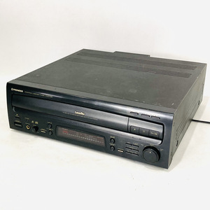 【2950_3】Pioneer パイオニア CLD-555 CD/LDプレーヤー 昭和レトロ リモコン付き