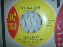 ★Girls45★The RONETTES ロネッツ／ Be My Baby (Philles)▼全米196年2位■作・プロデュースは Phil Spector ●Original Company Sleeve付_画像1