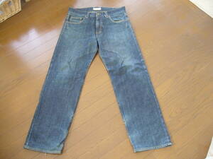 252-300♂：Tommy Hilfiger　トミーフィルフィガー jeans ジャパーン サイズＬ 色インディゴ　日本製　アメカジブランド 　ワーク　