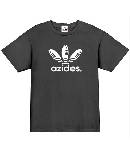 【azides黒L】5ozアジデスTシャツ面白いおもしろパロディネタプレゼント送料無料・新品