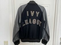 古着 IVY LEAGUE スタジャン 袖：本革（牛革） サイズ：LL 伊勢丹 ISETAN 新宿店で購入_画像2