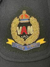 VAN JAC ヴァン ジャケット ブレザー ジャケット エンブレム付 ３釦 金ボタン 紺 サイズA7 _画像3