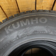 2023年製 韓国製 KUMHO クムホ WINTER PORTRAN CW61 スタッドレスタイヤ 195/80R15 107/105L 4本SET ハイエース キャラバン等_画像2