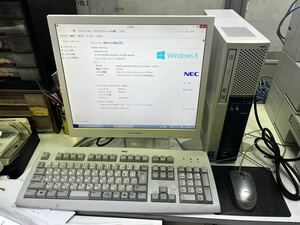 【薬局閉店処分】NEC パソコン コア5プロ ウィンドウズ8 薬局レセコン 普通に家庭で使えます 激早い！Core 5Pro デスクトップ HDD