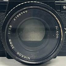 1円~【動作未確認】ニコン Nikon EM NIKKOR 50mm 1:1.8 一眼レフ フィルムカメラ 単焦点 標準 レンズ 付属品あり G151410_画像3