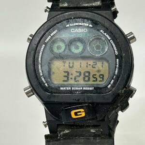 1円~【実動】CASIO カシオ G-SHOCK ジーショック DW-6900 クォーツ メンズ腕時計 デジタルウォッチ 純正ベルト YK