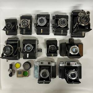 1円~【11点】フィルムカメラ 蛇腹カメラ まとめ売り Minolta ZEISS IKON Super Ikonta WESTER AUTOROL RUVINAL KODAK FUJI 等 G151435