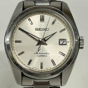 1円~【不動】SEIKO セイコー メカニカル 6R15-00C0 自動巻き メンズ腕時計 シルバー系文字盤 純正ベルト 裏スケ デイト 23石 3針 G141674