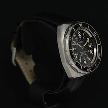 1円 レマニア ベンソス2 QZ ダイバー デイト 黒文字盤 メンズ腕時計 MTM 0073700_画像2