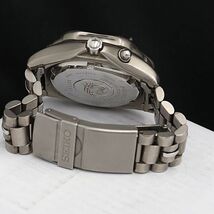 1円 セイコー 5M23-7A30 スキューバ 200ｍ AGS チタン グレー文字盤 デイデイト メンズ腕時計 OGH 5643000_画像4
