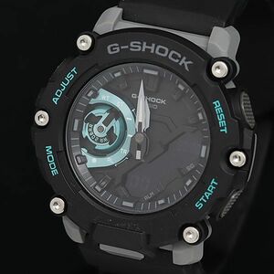 1円 稼動 良品 カシオ/G-SHOCK QZ GA-2200M デジアナ カーボンコアガード 黒文字盤 メンズ腕時計 MTM 0594000