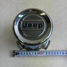 d1117503-3 jeep ジープ 純正 ホイール センター キャップ 4個セット グランドワゴニア シルバー 車 カー用品 現状品 中古品_画像9