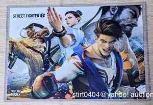 ストリートファイター6 非売品 特典 A3 ポスター STREET FIGHTER 6 リュウ ルーク ジェイミー 春麗 スト6 ryu luke jamie st6 ノベルティ