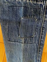 【66前期 70'sリーバイス517 デニムパンツ トップボタン裏2 シングルステッチ 42TALON 希少 Levi’ｓ ビンテージ】_画像8