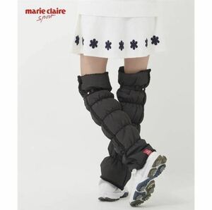 レッグウォーマー　裏ボア　中綿　あったか　防寒58センチ　marie claire SPORT ロング レディース　マリクレールスポーツ ゴルフ