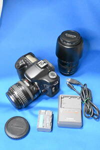 ▲▽ Canon EOS 40D 一眼レフデジタルカメラ +CANON28-105/100-300ｍｍレンズ△▼