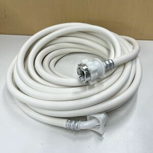 16）【送料込・ジャンク・未使用品】洗濯機 給水ホース 12.5ｍ ワンタッチ接続