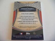 ■レデ戻り&激レア!! A.ラッセル(RUSSELL) 10枚限定 直筆サインカード(AUTO)■2017 TOPPS FIVE STAR ゴールド・バージョン !! _画像2