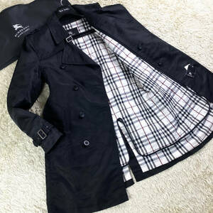 絶版極美品XL~L!BURBERRY BLACKLABELナポレオンコートLL~Lキルティングライナー付トレンチ大きいサイズ ブラレ バーバリーブラックレーベル