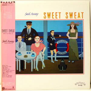 RARE ! 見本盤 スウィート スウェット セイル アウェイ PROMO ! SWEET SWEAT SAIL AWAY WARNER PIONEER K-12505 WITH OBI