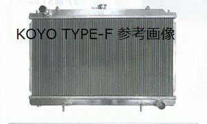 要在庫確認　社外新品　MA80 スープラ　前期　専用キャップ付　 KOYO RACING コーヨー　レーシングラジエーター TYPE-F