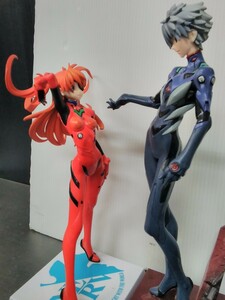 エヴァンゲリオン 新劇場版 フィギュア EVA Q使用眼帯 アスカ カヲル カオル リミテッドプレミアムフィギュア 現状品 ヱヴァンゲリヲン