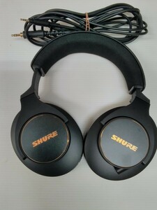 SHURE シュアー SRH840A プロフェッショナル スタジオヘッドホン 黒 ブラック 有線 ヘッドフォン ヘッドホン 