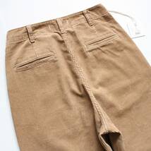 未使用【 SETTO セット 】UNE PANTS コーデュロイ ワイドタックパンツ XS ベージュ ST-PT039 定価¥19,800 8W 2タック テーパード_画像6