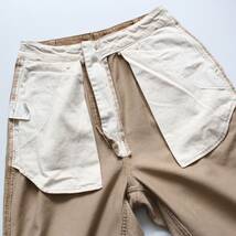 未使用【 SETTO セット 】UNE PANTS コーデュロイ ワイドタックパンツ XS ベージュ ST-PT039 定価¥19,800 8W 2タック テーパード_画像5