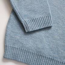 【 EEL イール 】ウールニット ノルディックセーター クラシック L E-21660 定価\31,900 MITSUKE Surface Wool クルーネック 見附　　_画像7