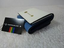 【新品本物】CASTELBAJAC(カステルバジャック)三つ折財布/白 ￥12,100-_画像6