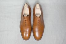 デッドストックItaly Vintage『Zenith』希少カーフレザー使用 美しいダービーシューズ UK7 イタリア製手製革靴 ヴィンテージビスポーク級_画像4