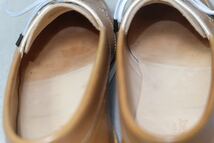 1回試着JOHN LOBB ジョンロブ 希少バッファローカーフレザー使用 美しいデッキシューズ UK6.5 イギリス製高級革靴Goodyearエルメス傘下_画像9
