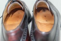 今は亡き名匠の靴 着用少Riccardo Bestetti リカルドベステッティ レースアップシューズ UK40 ITALY製手製革靴 時価20万以上 ビスポーク級_画像9