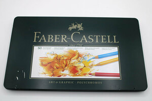 保管品「FABER-CASTELL　POLYCHROMOS　ファーバーカステル　色鉛筆60色」アート用品