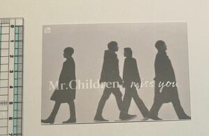 Mr.Children　CD特典　ステッカー　(シール) ミスチル