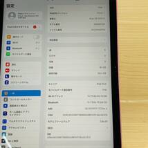 新品同様 バッテリー100％ SIMフリー Apple iPad 第10世代 Wi-Fi+cellular 64GB Pink MQ6M3J/A P117-40016_画像3