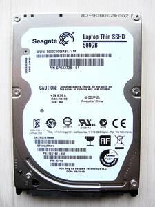 USED　Seagate　シーゲート　SSHD　ST500LM000　500GB　／　内蔵2.5型　SATA6Gbps　ハイブリッド　HDD