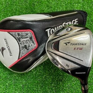 1●708 TOURSTAGE ツアーステージ X-FW 15度 Sフレックス B11-01W【札幌/店頭引取OK!】の画像1