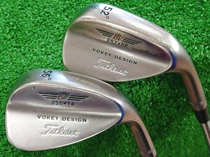 4卍尋1263 ウェッジ2本セット【Titleist/タイトリスト】 VOKEY DESIGN（252・08/256・14）WEDGEフレックス〈札幌/美しが丘〉