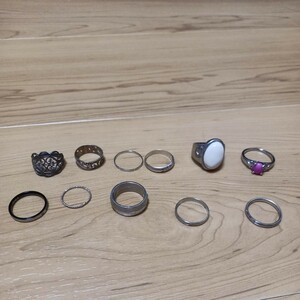 【1円～】指輪 アクセサリー シルバー リング 天然石系 