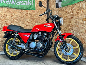 京都～ Kawasaki Z750FX 国内 2型 ドレミ製新品1型外装 某総長仕様 機関良好 ローン可 Z550FX Z750GP ゼファー750 CBX550F Z400J Z400FX