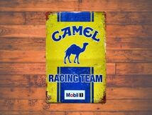 ブリキ看板 CAMEL キャメル 71 メタルプレート DIY インテリア たばこ シガー アメリカン雑貨 レトロ風 世田谷ベース おしゃれ_画像2