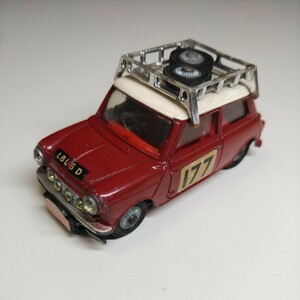 CORGI TOYS コーギー　BMC MINI COOPER 'S' ミニクーパーS モンテカルロ　ラリー　塗装ハゲ汚れあり　箱無し　現状渡し