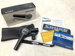 SHURE SM58 シュア ダイナミック マイク マイクロフォン●E104T778