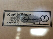 Karl Hofner VC1.1 2008年 チェロ カールヘフナー●E111T922_画像5